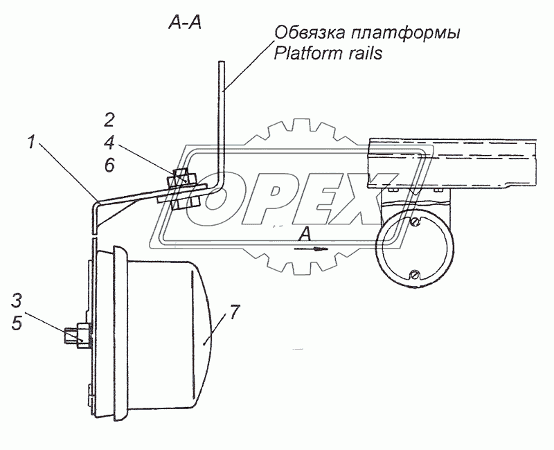 53215-3731002 Установка задних контурных фонарей